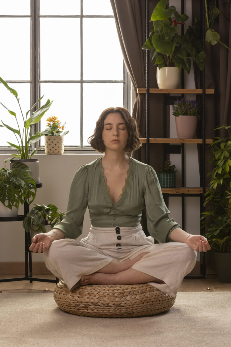 Femme en méditation