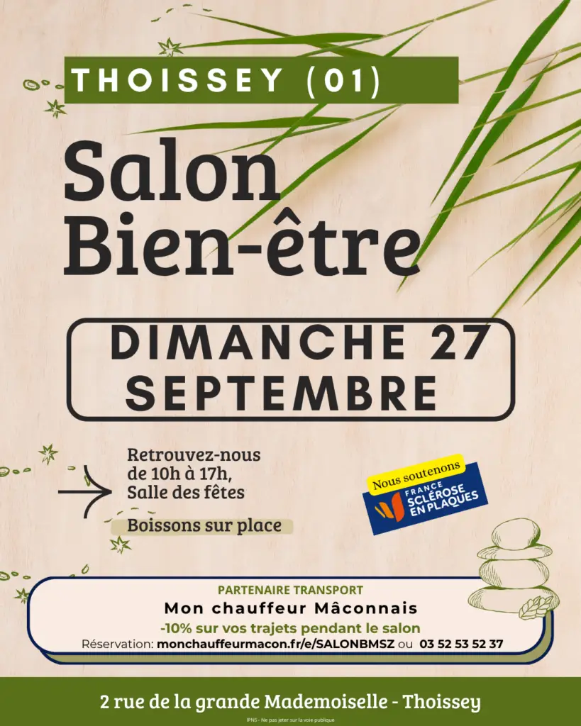 Salon bien être dimanche 27 septembre 2026 à Thoissey